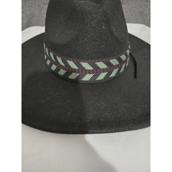 Free People Kimi Rancher Hat Black OS NWOT